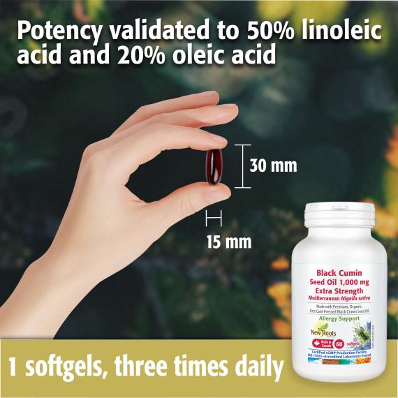 Black Cumin Seed Oil 1,000 mg Extra Strength